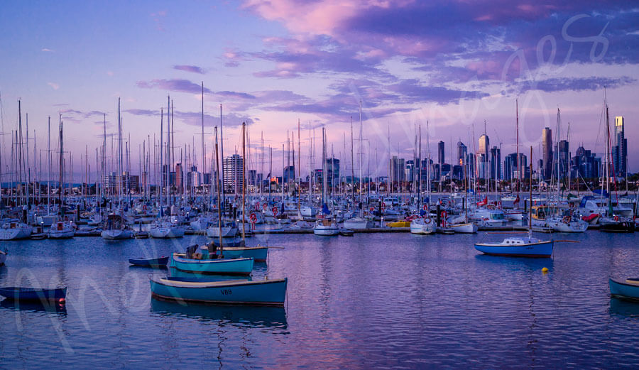 Bến thuyền St Kilda Marina thành phố Melbourne
